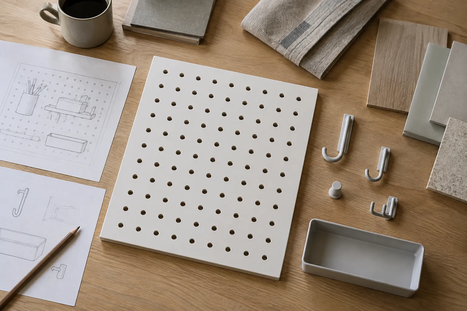 Illustrative Pegdock product planning scene