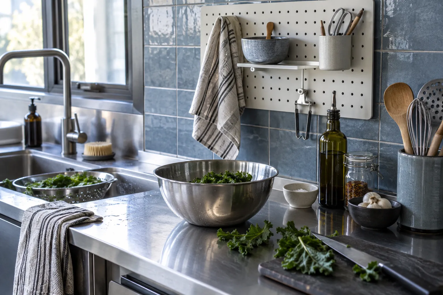 Kitchen system in use