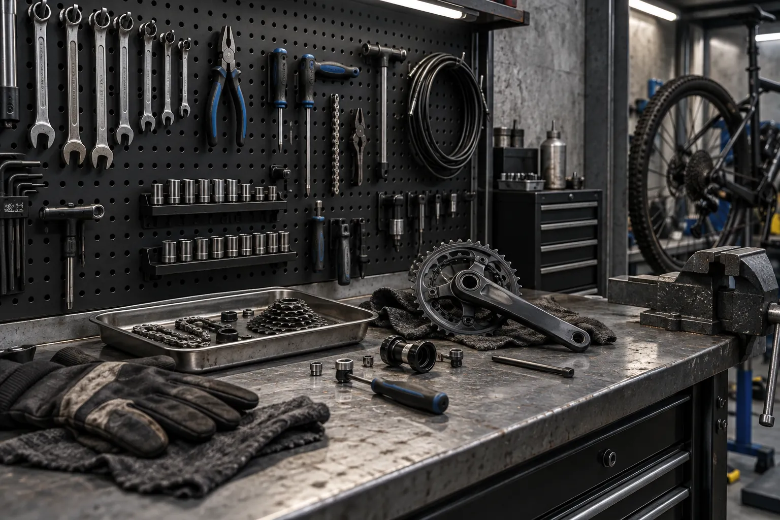 Illustrative Workshop & garage setting